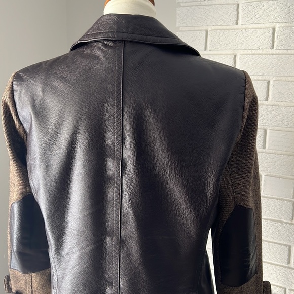 Nygard collection, equestrian style tweed and leather lined jacket - Picture 8 of 14